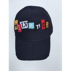 HELVETICA CASQUETTE PUZZLE NAVY